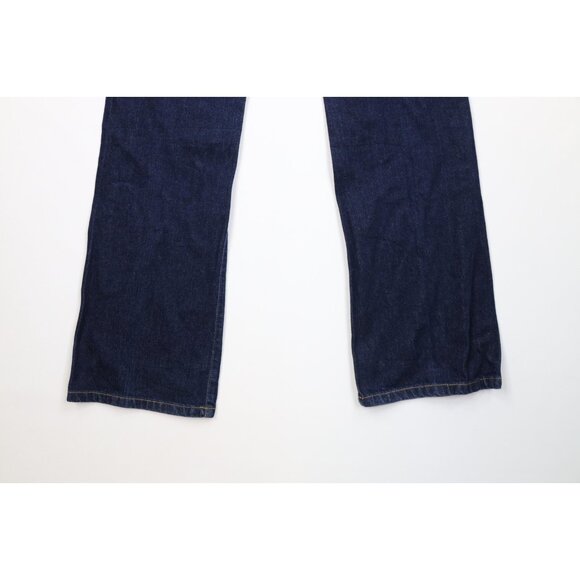 Vintage Y2K 2000 Tommy Hilfiger Womens 9 Copper Rivet Hipster Flared Denim Jeans - Picture 14 of 15